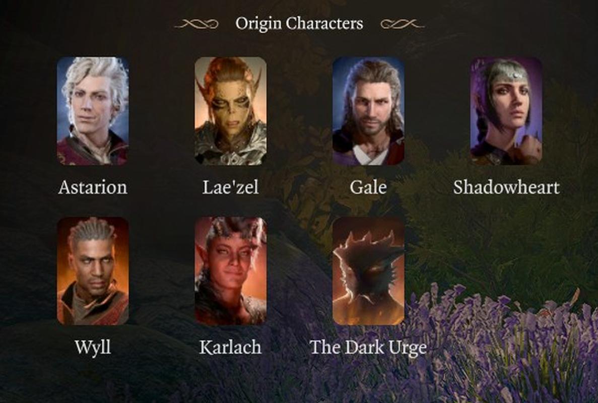 balsur's gate origin keuze